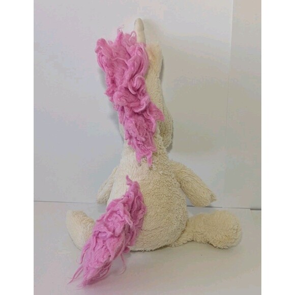 Jellycat Ursula Unicorn Pink Mane Retired Plush Stuffed Animal Ribbed Belly - Picture 4 of 7